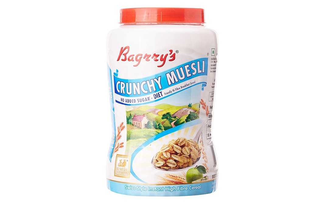 Bagrry's Crunchy Muesli    Plastic Jar  1 kilogram